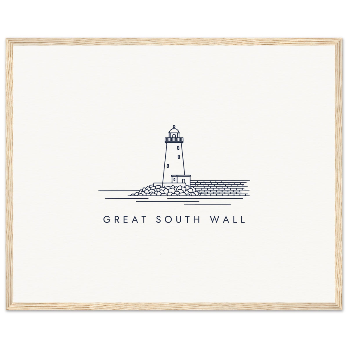 Great South Wall Framed Print, view 4
