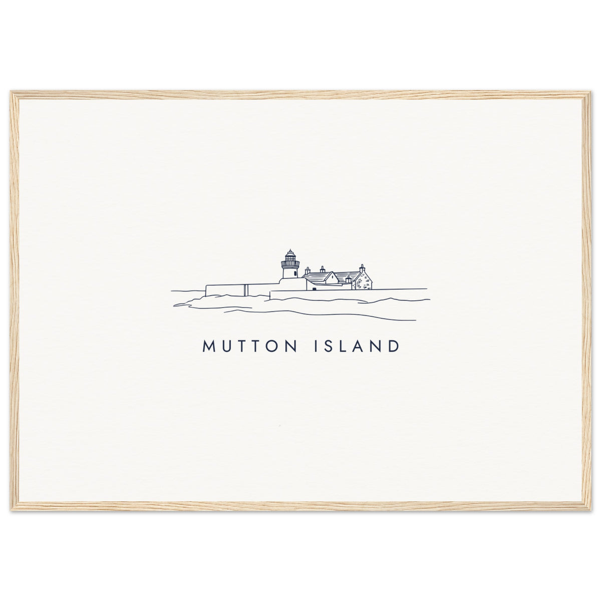 Mutton Island Framed Print, view 3