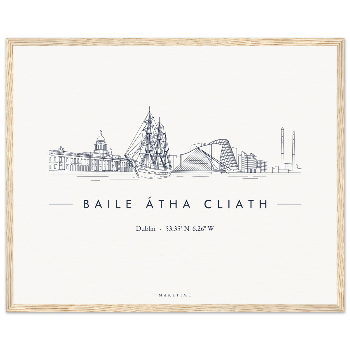 Dublin Docklands Framed Print, view 3