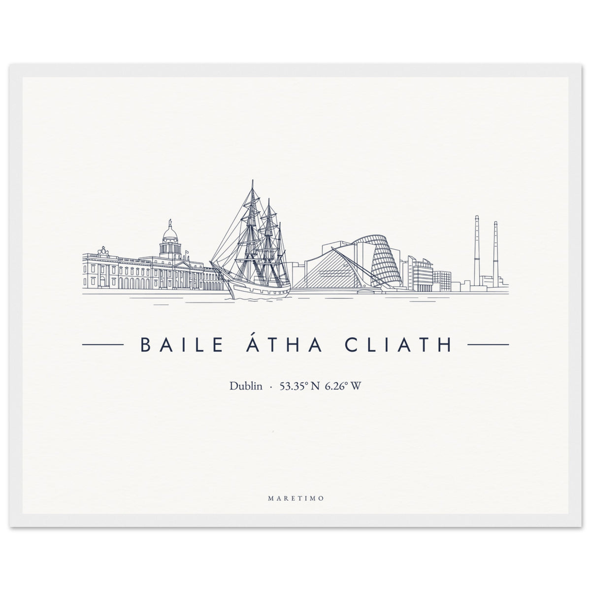 Dublin Docklands Framed Print, view 4