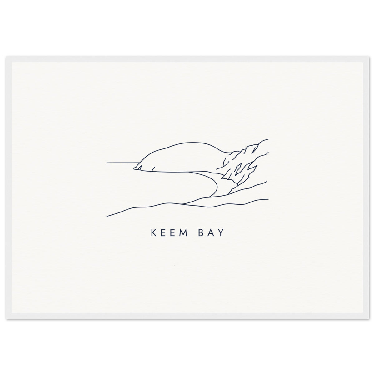 Keem Bay Framed Print, view 1