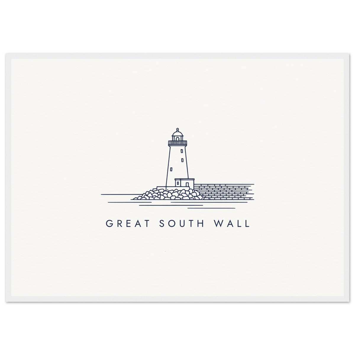 Great South Wall Framed Print, view 1