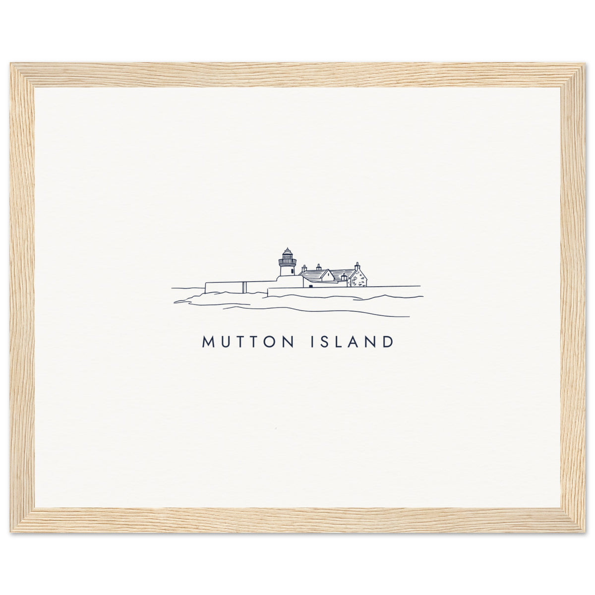 Mutton Island Framed Print, view 2