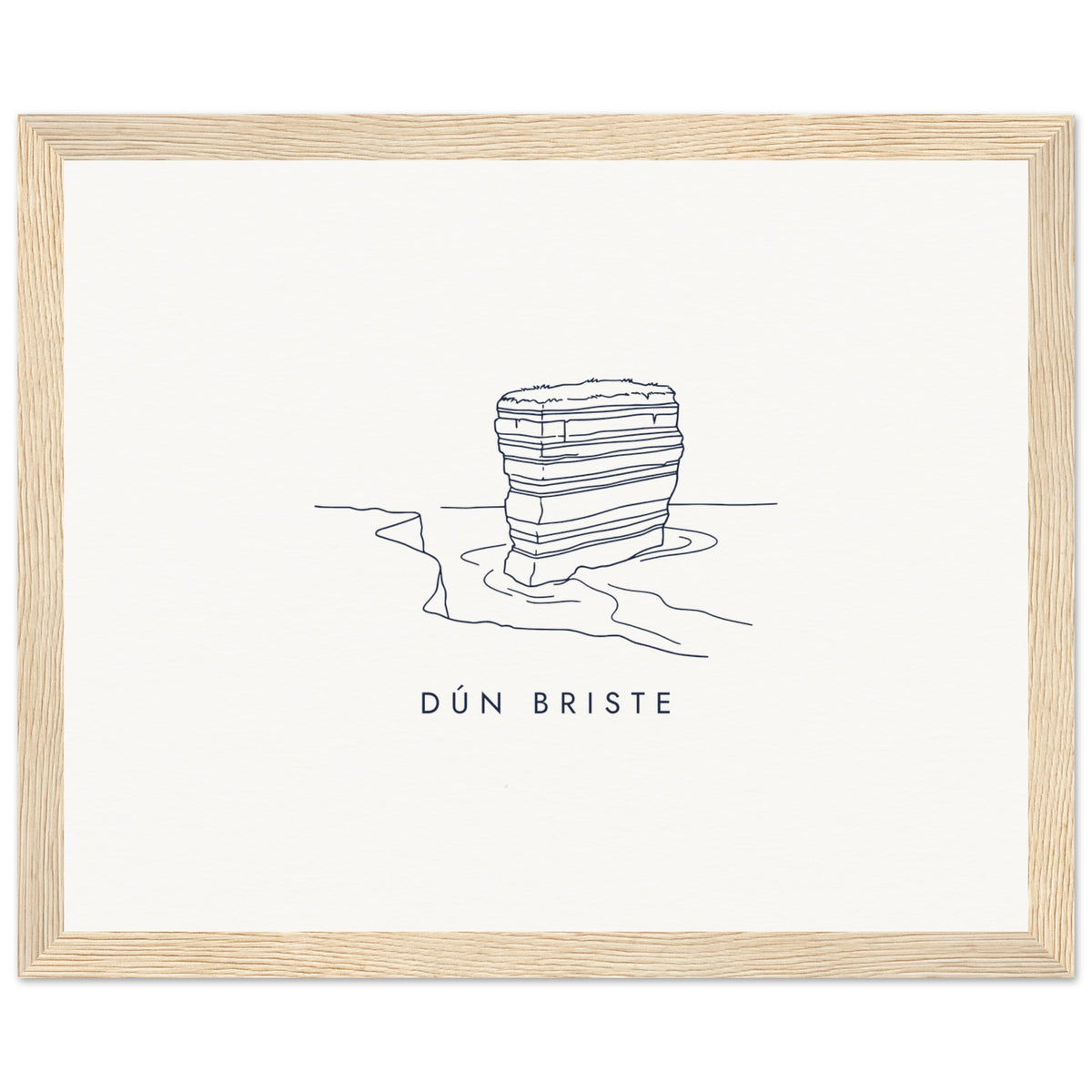Dún Briste Framed Print, view 2