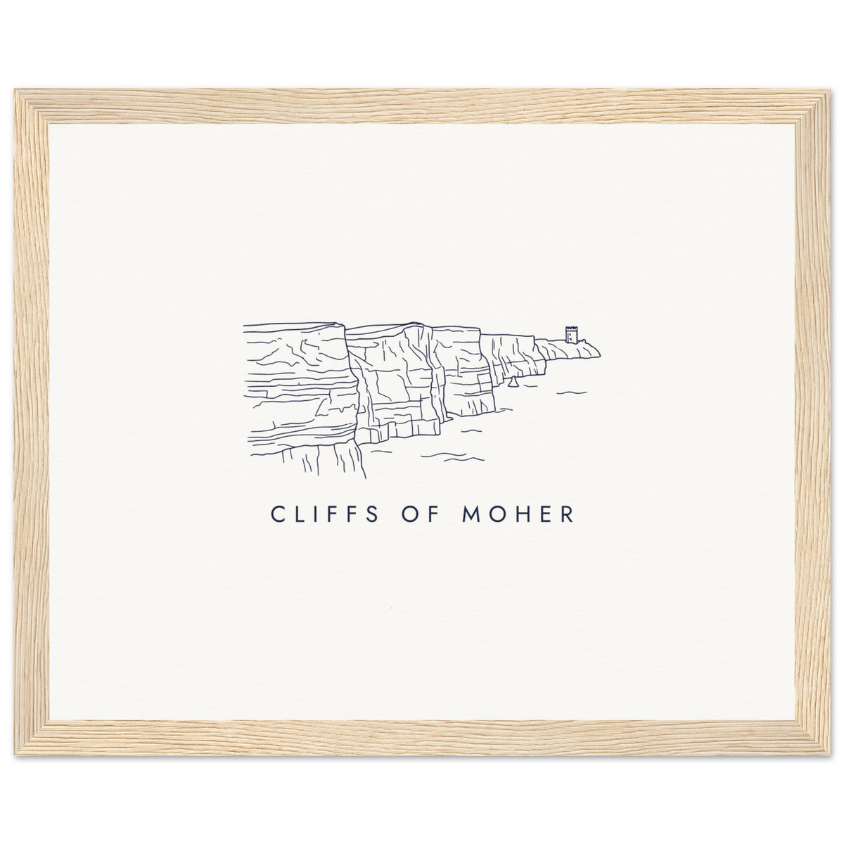 Cliffs of Moher Framed Print, view 2
