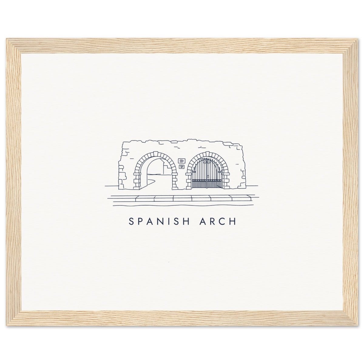 Spanish Arch Framed Print, view 2