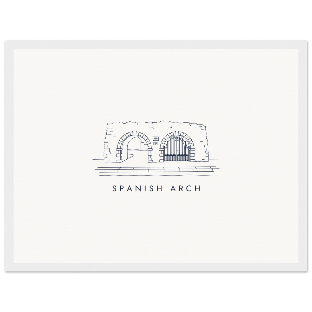 Spanish Arch Framed Print, view 5