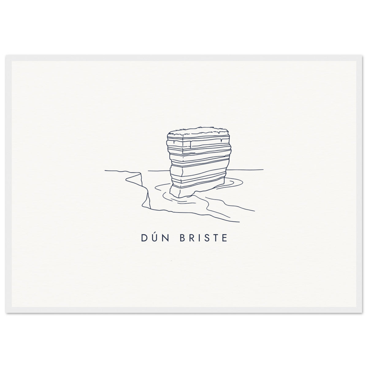 Dún Briste Framed Print, view 1