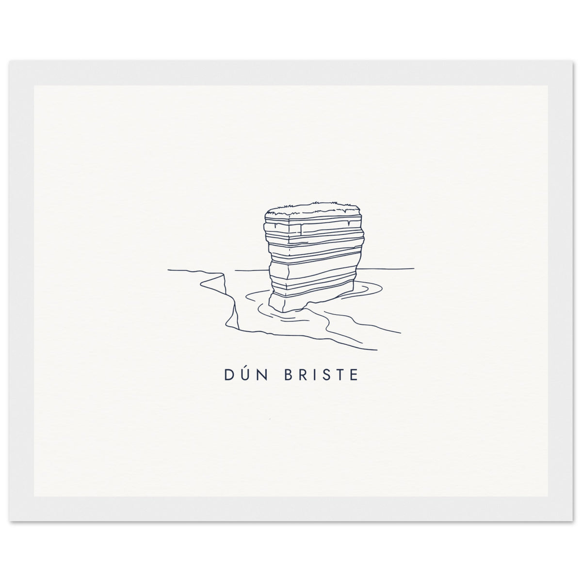 Dún Briste Framed Print, view 6