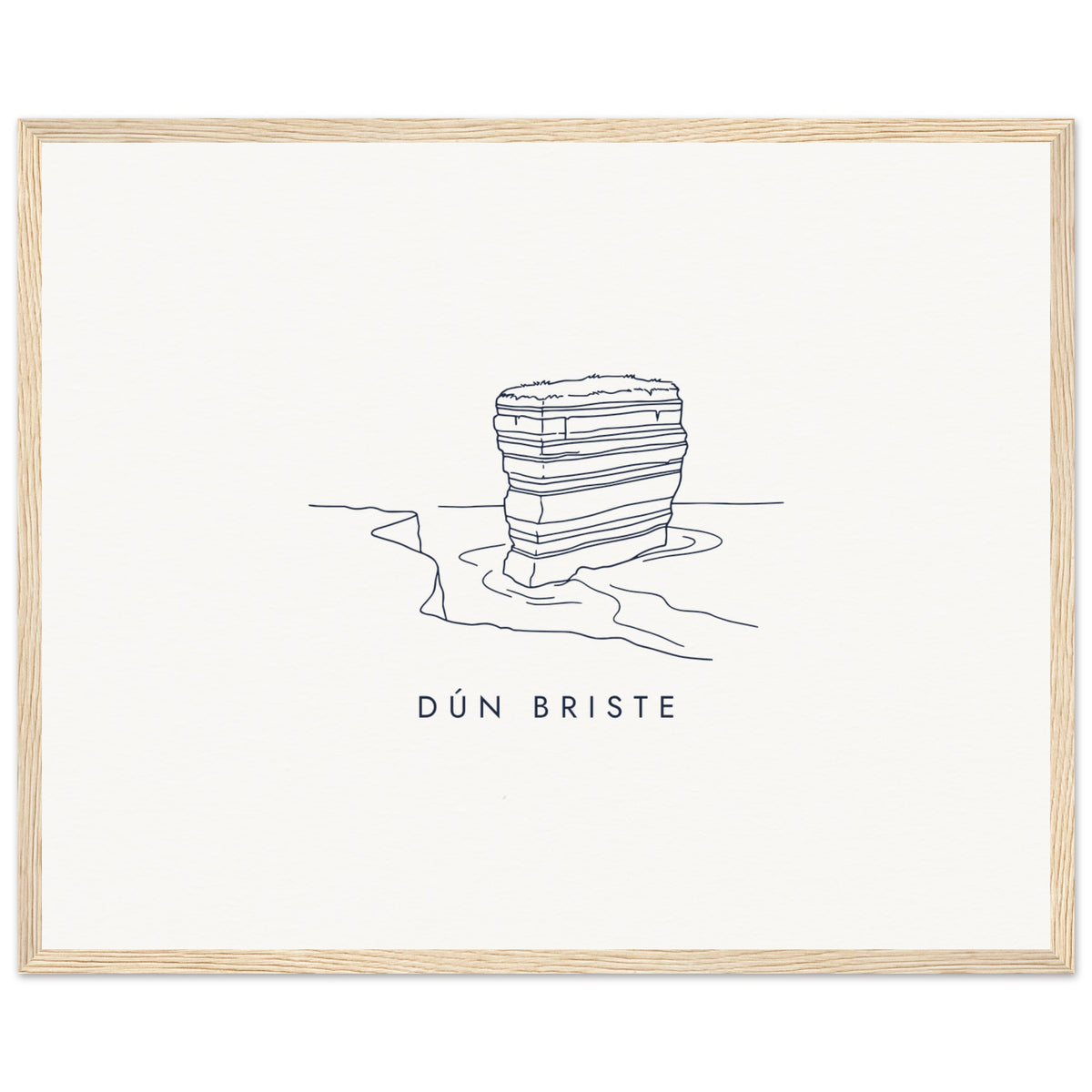 Dún Briste Framed Print, view 4
