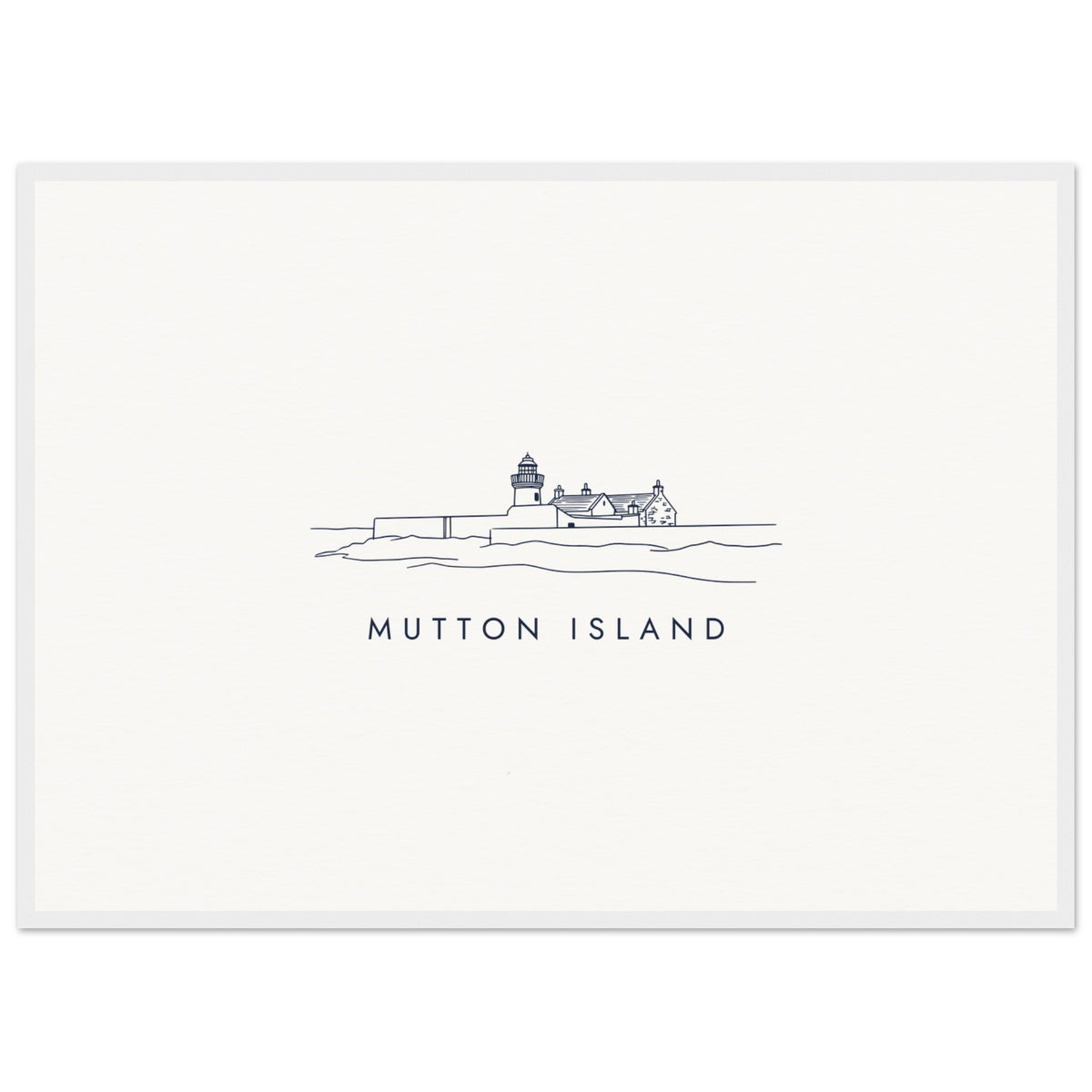 Mutton Island Framed Print, view 1