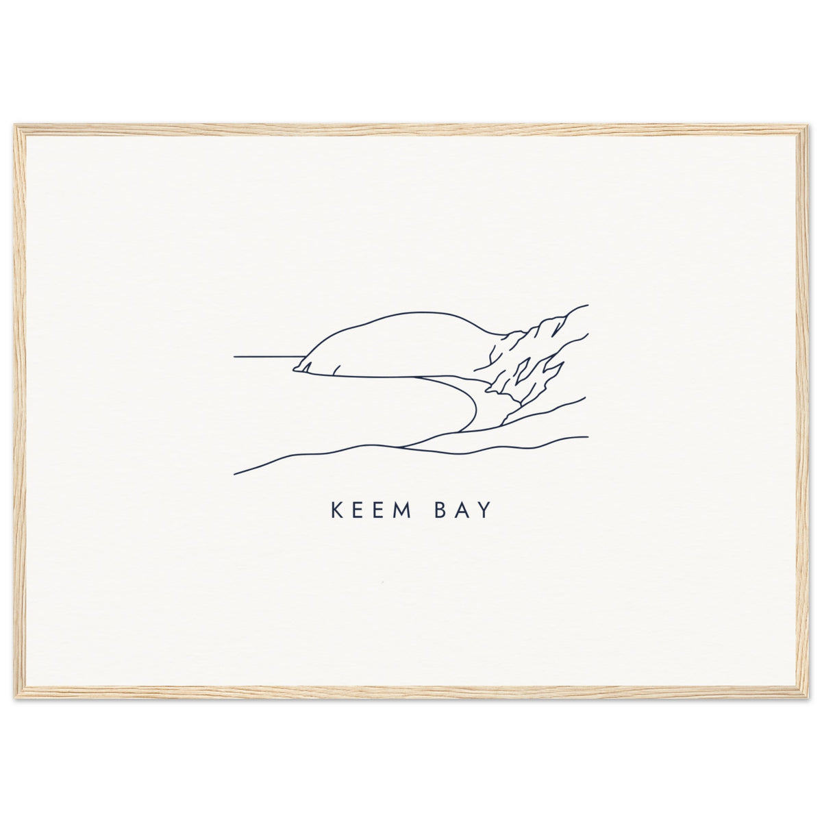 Keem Bay Framed Print, view 3
