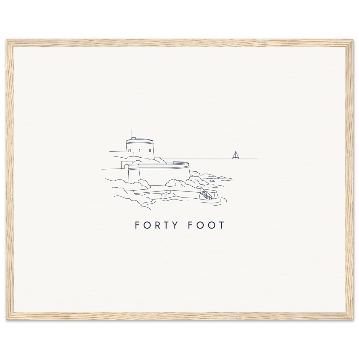 Forty Foot Framed Print, view 4