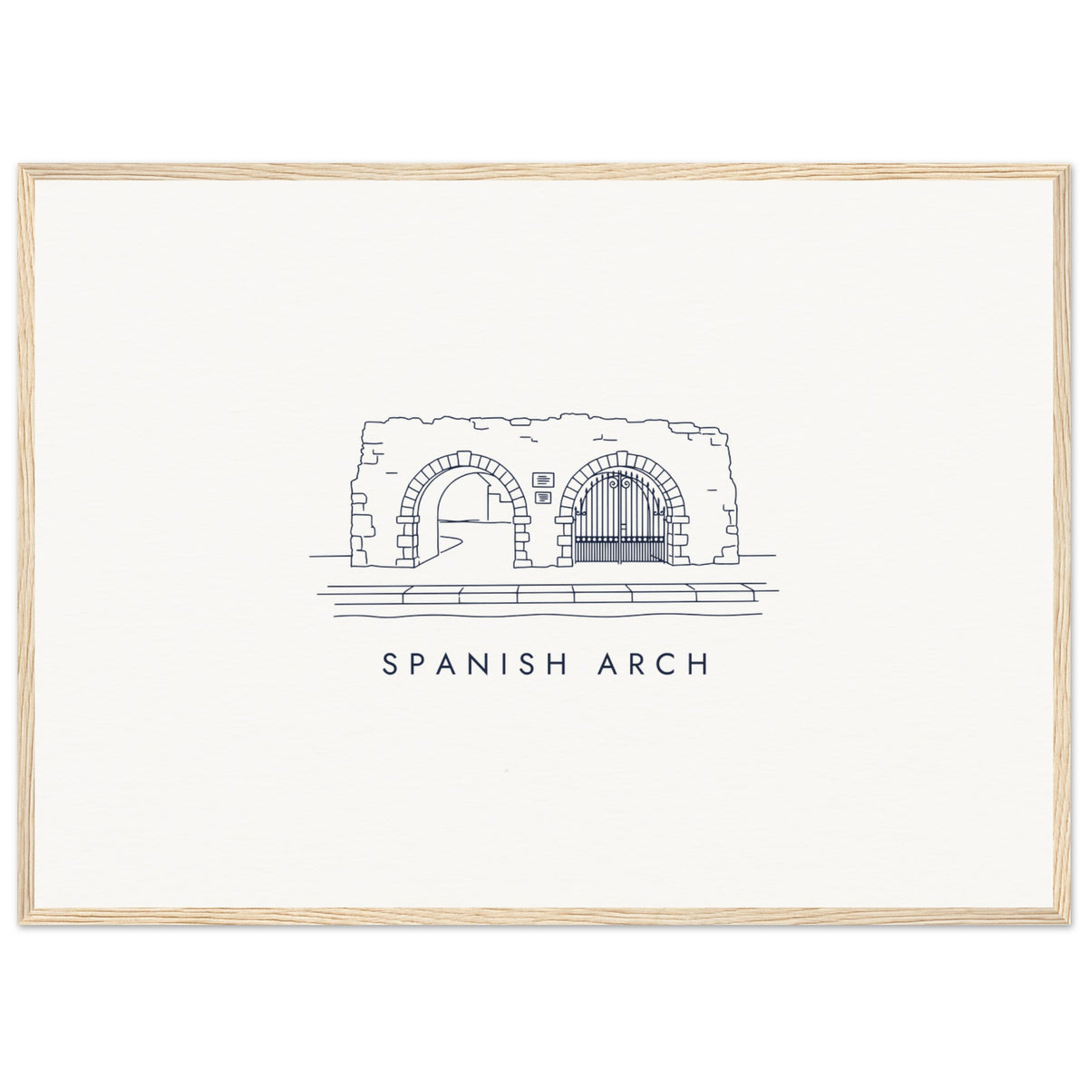 Spanish Arch Framed Print, view 3