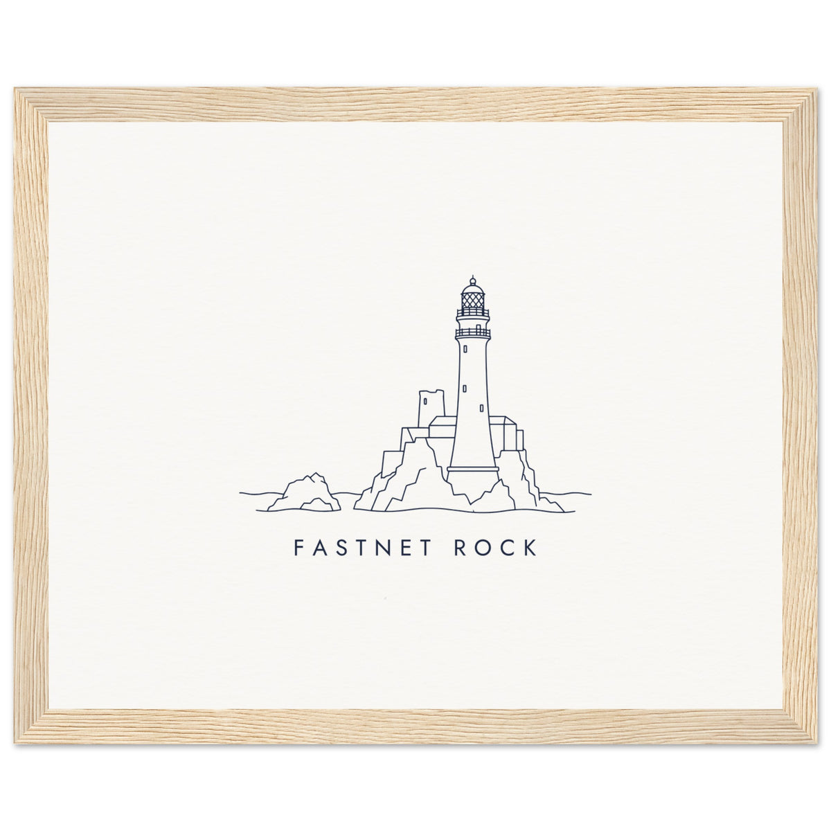 Fastnet Rock Framed Print, view 2