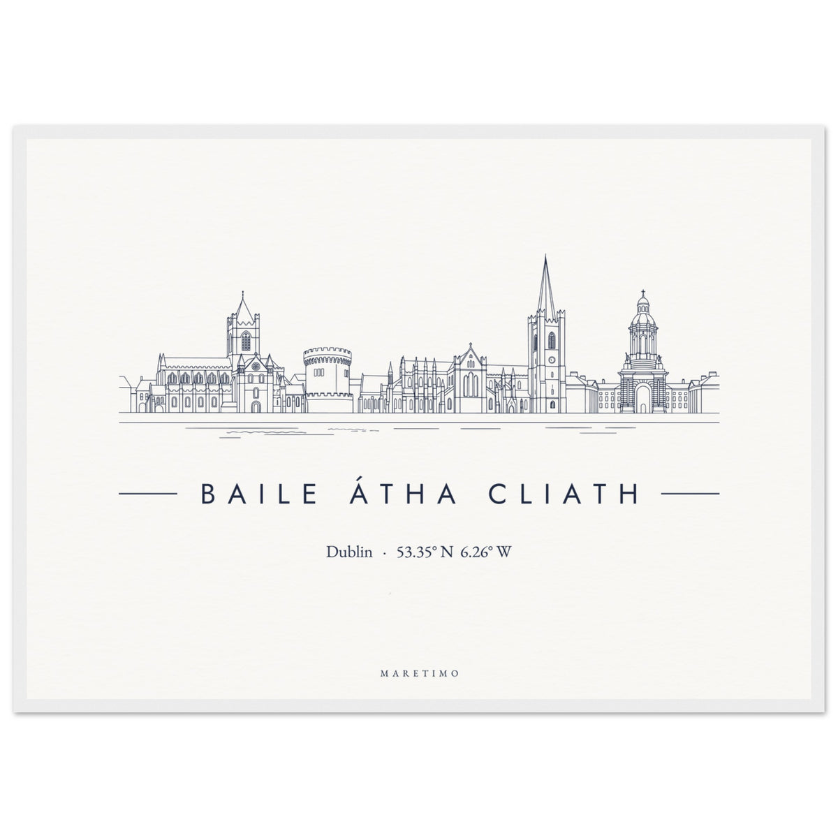 Old Dublin Framed Print, view 1