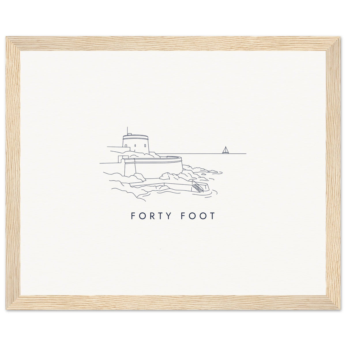 Forty Foot Framed Print, view 2