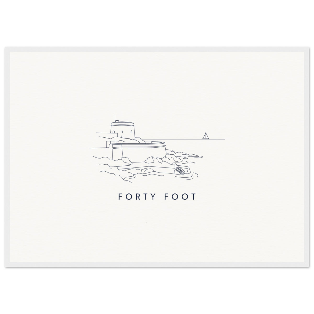 Forty Foot Framed Print, view 1