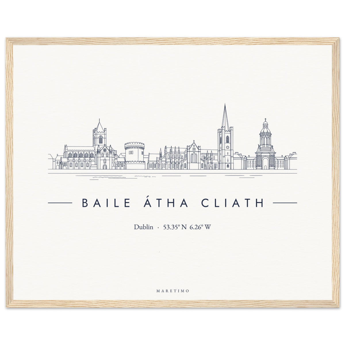 Old Dublin Framed Print, view 3