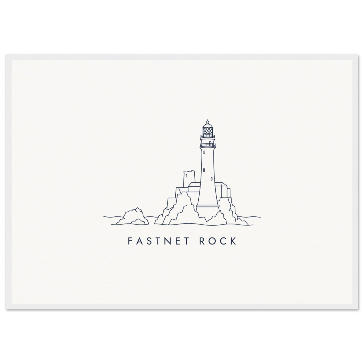 Fastnet Rock Framed Print, view 1