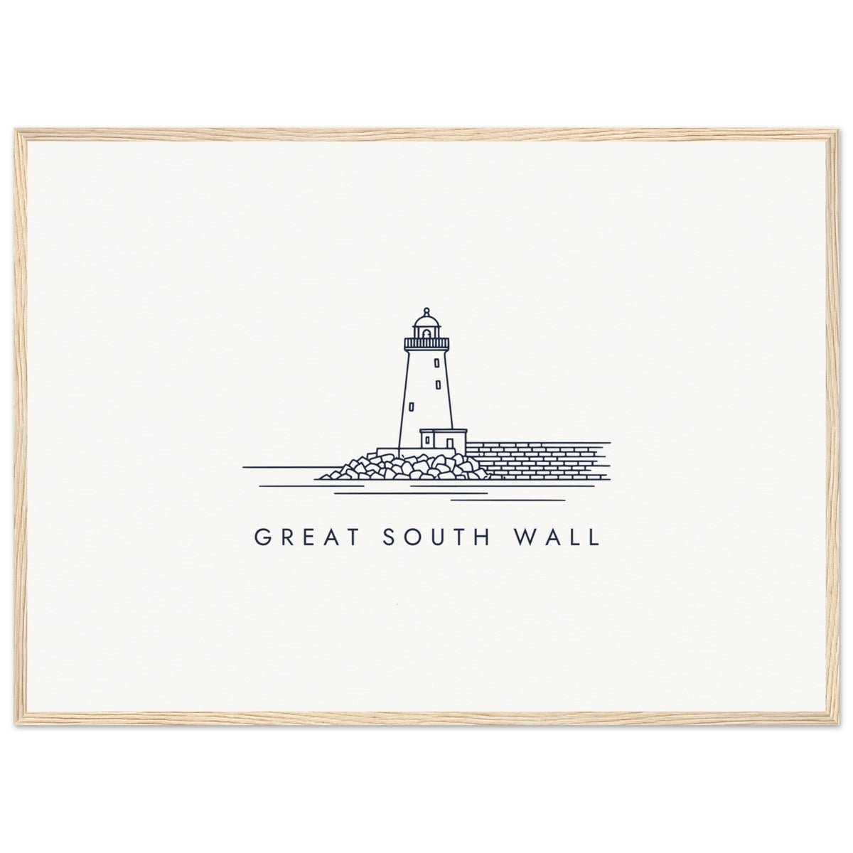 Great South Wall Framed Print, view 3