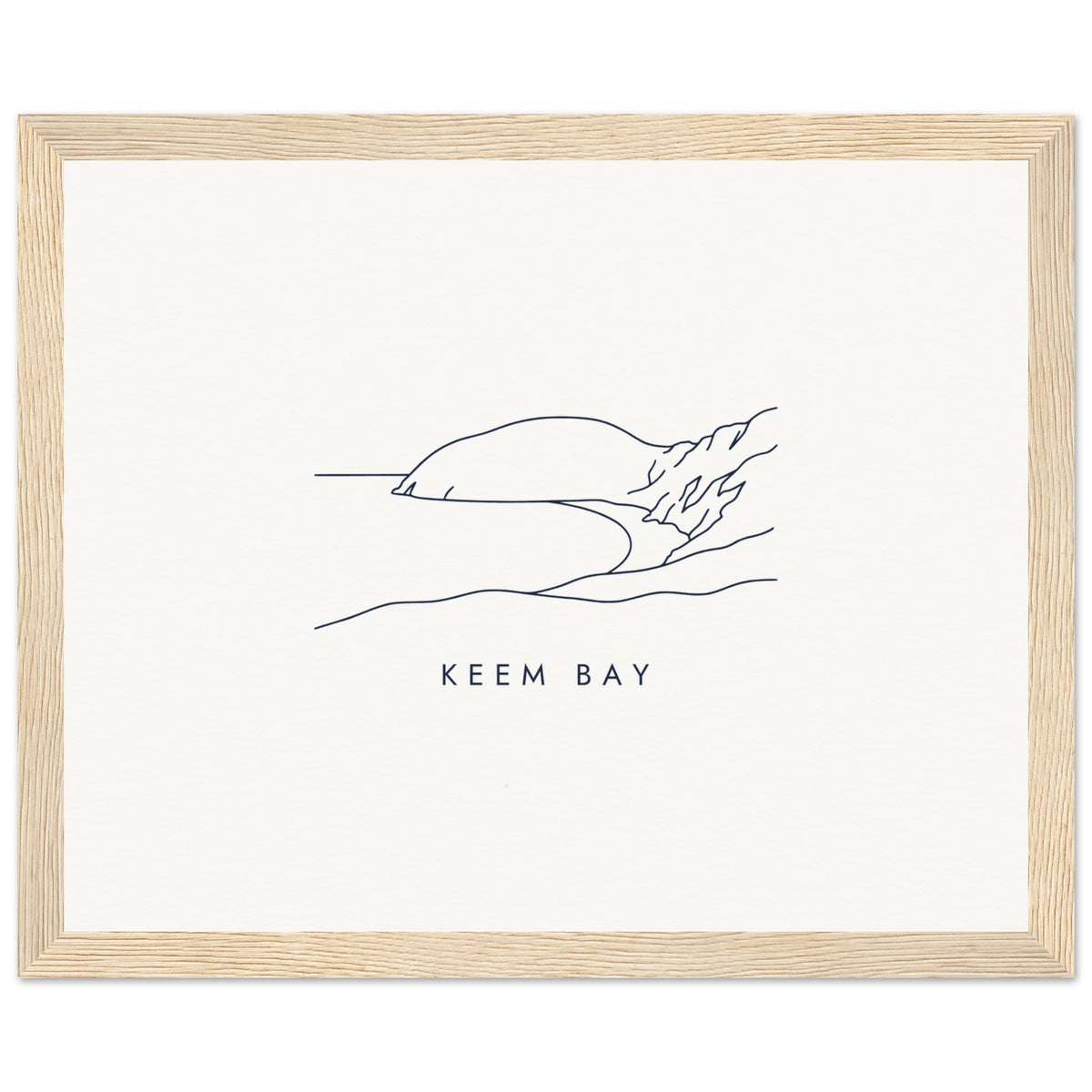 Keem Bay Framed Print, view 2