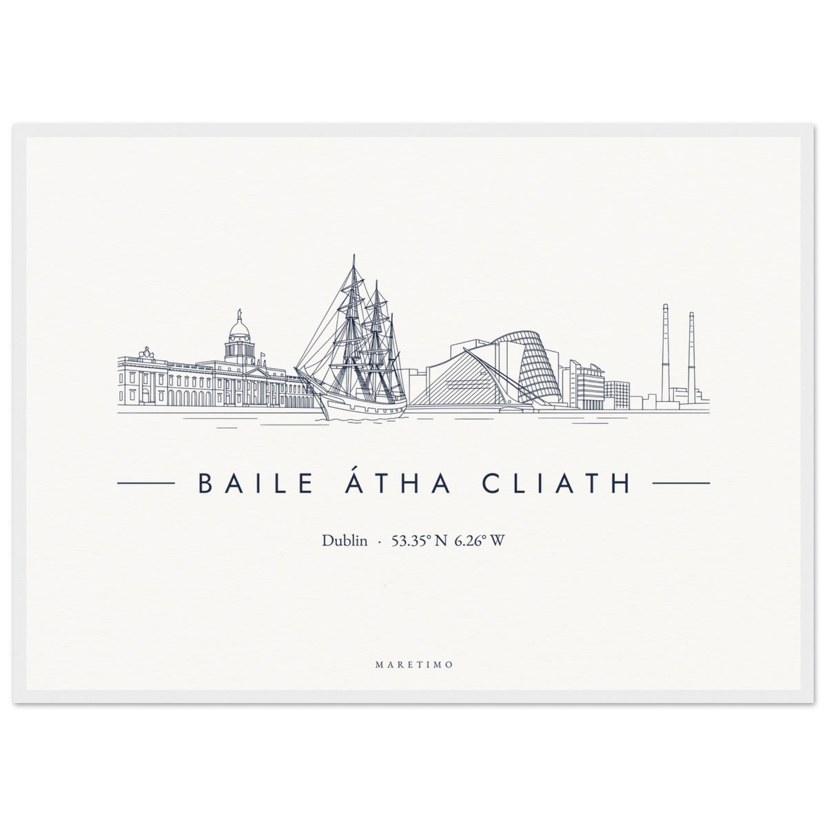 Dublin Docklands Framed Print, view 1
