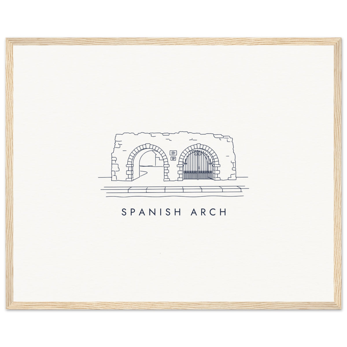 Spanish Arch Framed Print, view 4
