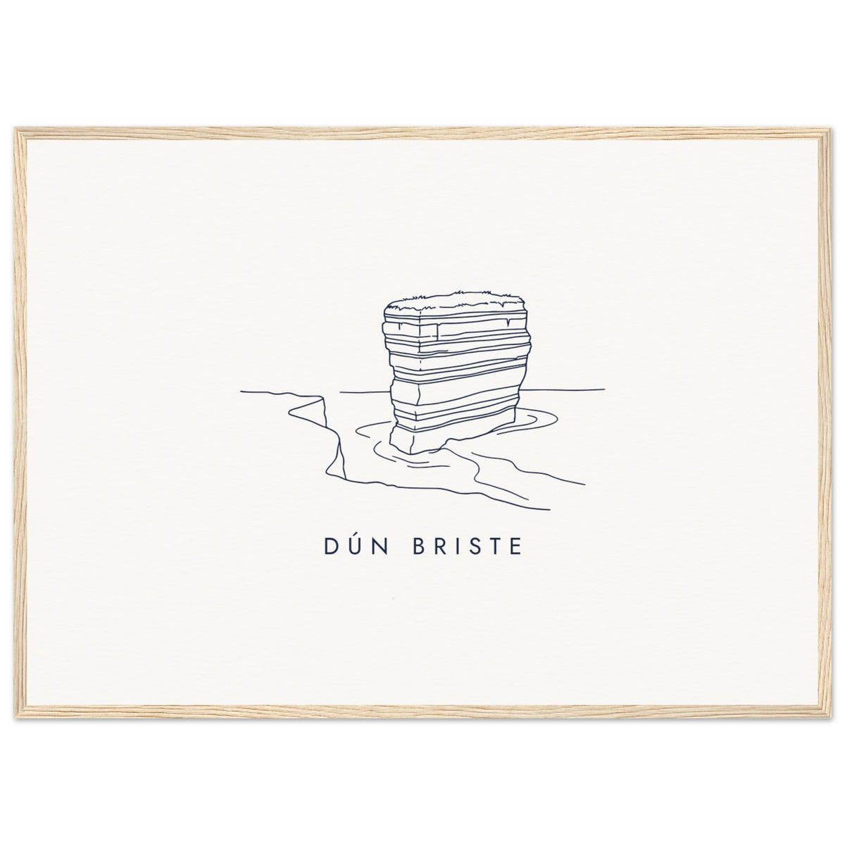 Dún Briste Framed Print, view 3