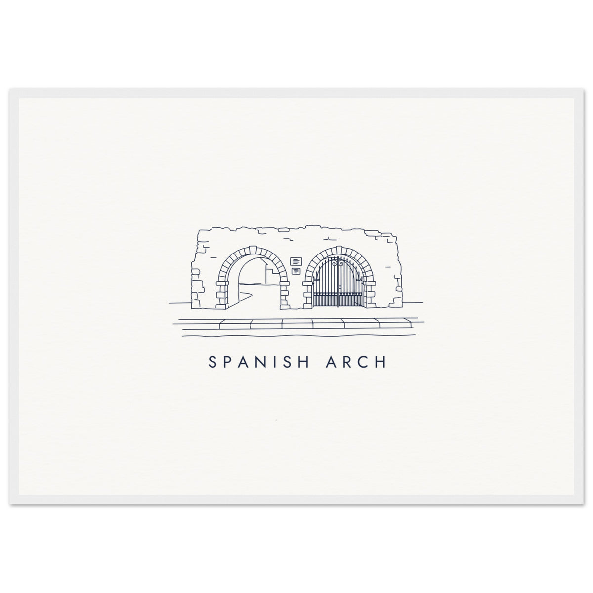 Spanish Arch Framed Print, view 1