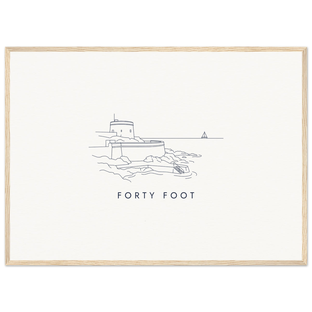Forty Foot Framed Print, view 3