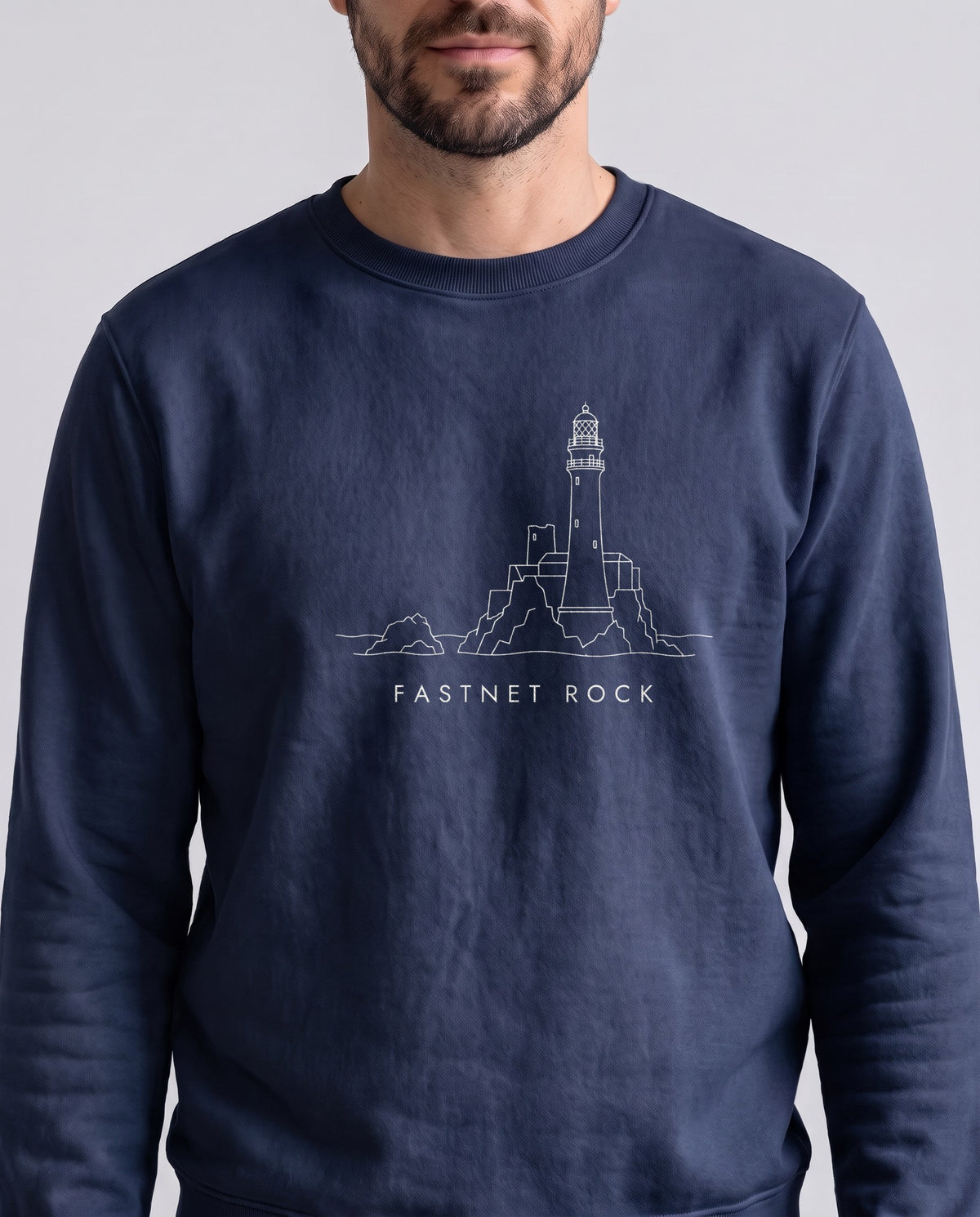 Fastnet Rock Sweatshirt, worn