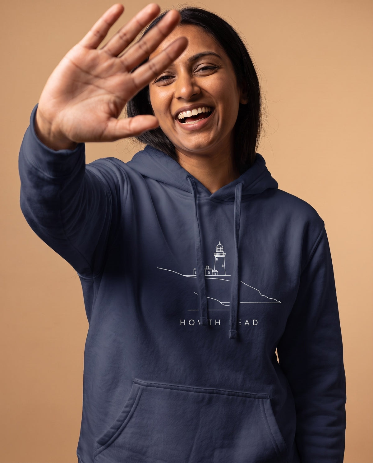 Howth Head Hoodie, worn