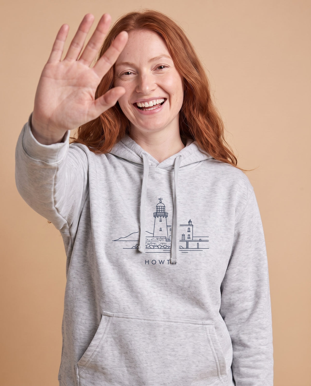Howth Hoodie, worn