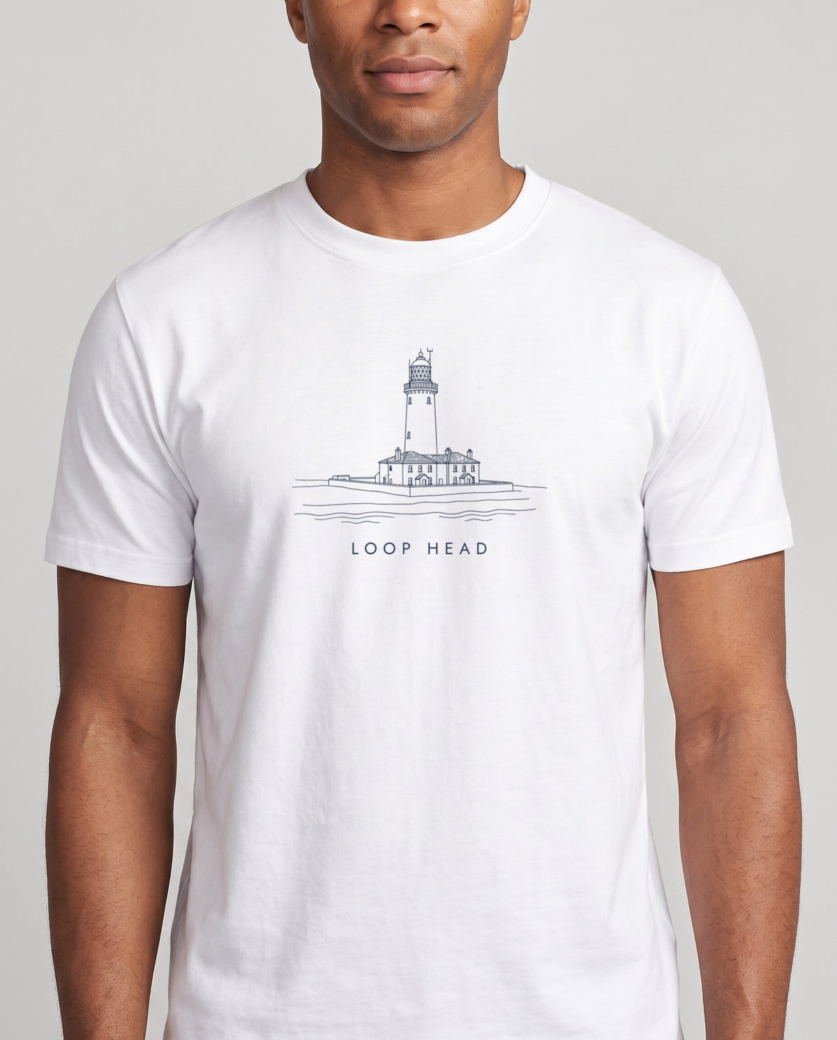 Loop Head Tee, worn