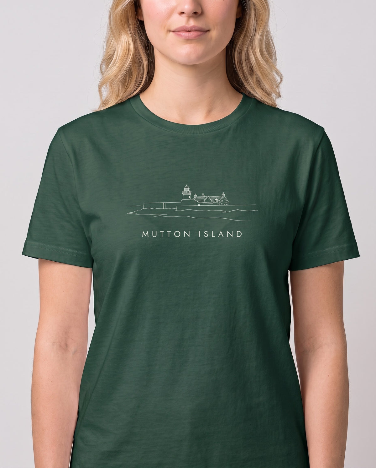 Mutton Island Tee, worn