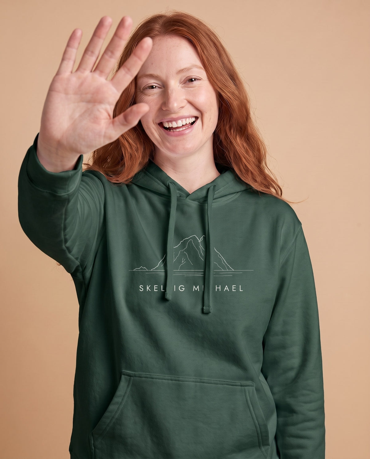 Skellig Michael Hoodie, worn