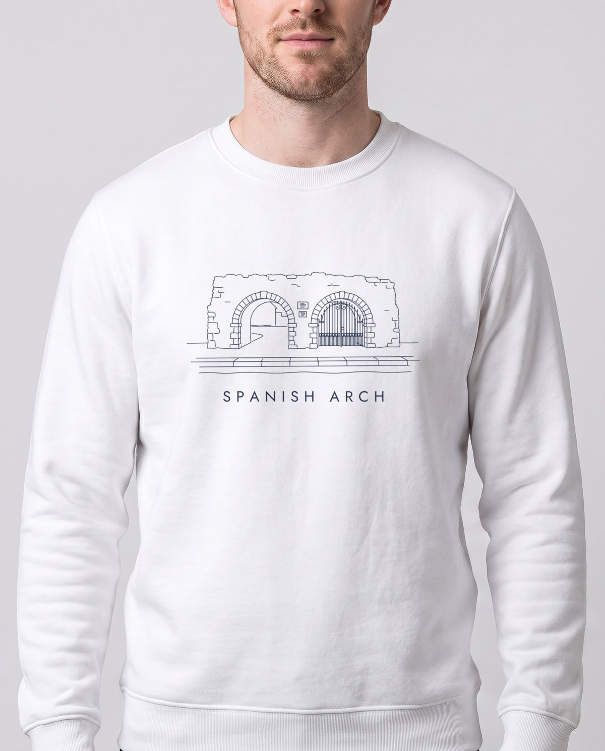 Spanish Arch Sweatshirt, worn